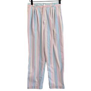 Vtg Pastel Striped Pant 26" Waist 26x26 Watercolor Cottagecore Fairycore 90s